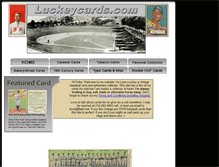 Tablet Screenshot of luckeycards.com